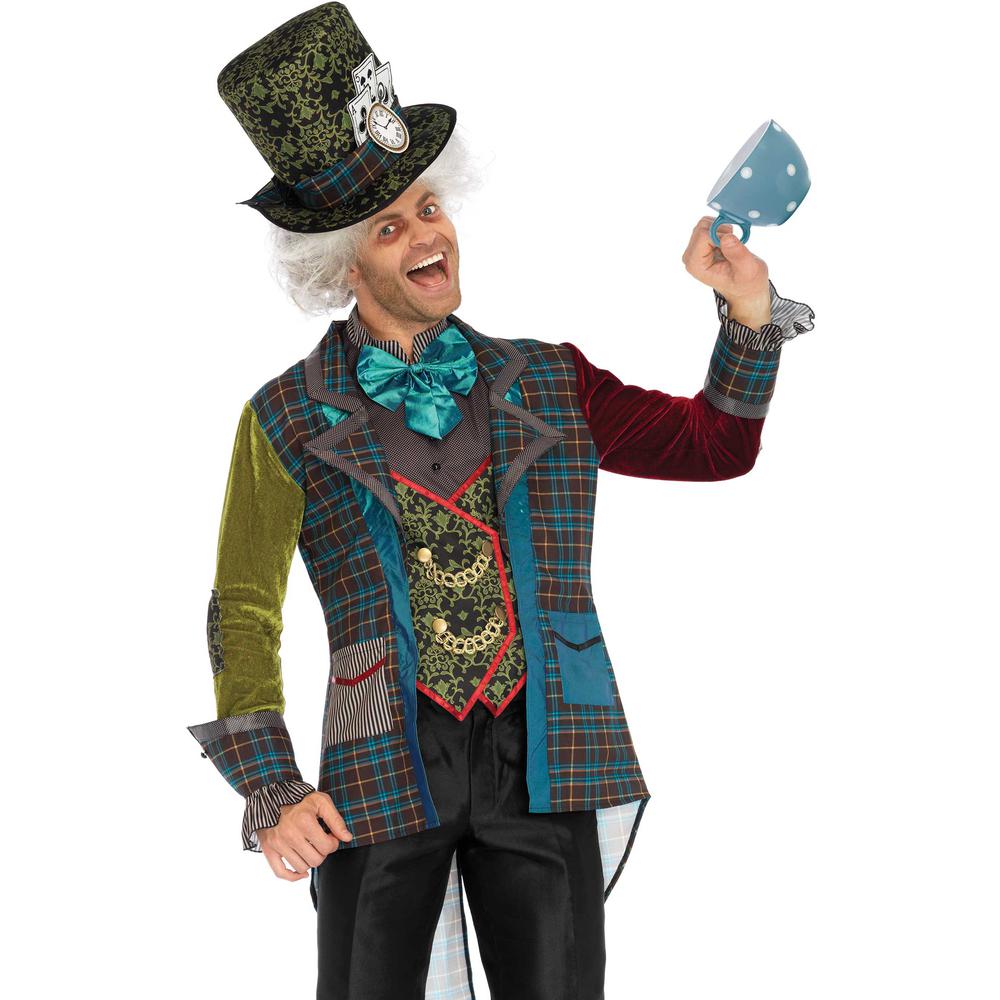 Leg Avenue - Deluxe Mad Hatter Kostuum - Multicolours